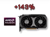 La impresionante y bien de precio Radeon RX 9060 XT derrotó a la RTX 5060 Ti con más de un 143% más de votos. (Fuente de la imagen: AMD, editado)