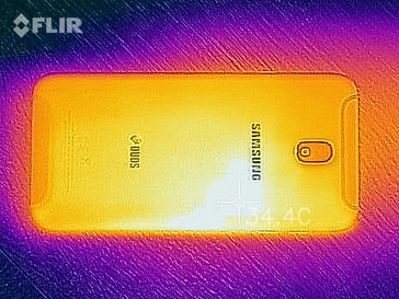 imágen térmica: Samsung Galaxy J7 (2017)