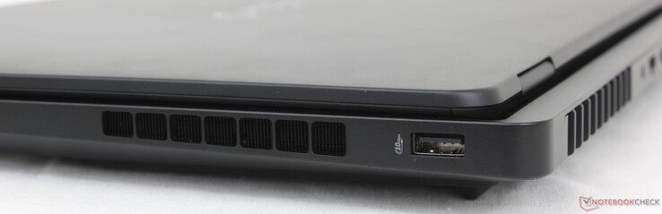 Derecha: USB-A (10 Gbps)