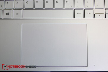 El touchpad ...