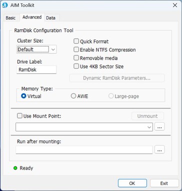 AIM Tookit: Opciones avanzadas