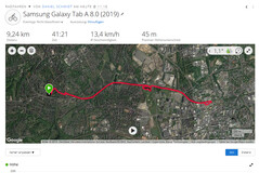 Prueba de GPS: Samsung Galaxy Tab A 8.0 - Resumen