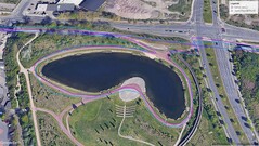 Paseo en bicicleta GNSS: Rodear el lago