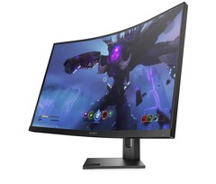 El HP Omen 27c puede disponerse en una configuración de varios monitores. (Fuente de la imagen: HP)