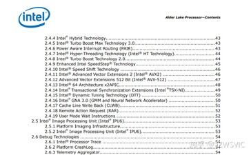 La nueva fuga parece esbozar la tecnología híbrida para el Lago Alder-S. (Fuente: JZWSVIC vía VideoCardz)