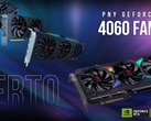 Tarjetas RTX 4060 de PNY. (Fuente: PNY)