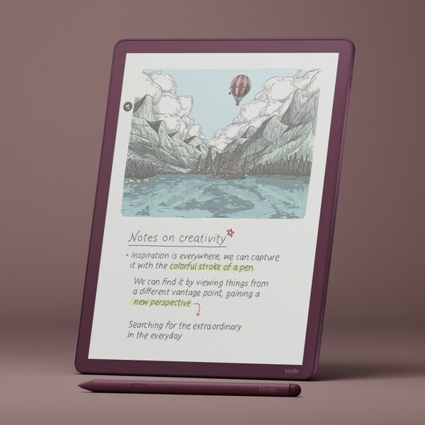 El Kindle Scribe Colorsoft tiene una pantalla en color de 11,0 pulgadas. (Fuente de la imagen: Amazon)