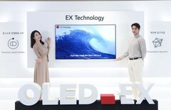 LG muestra su nueva tecnología OLED EX. (Fuente: LG)
