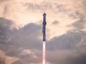 Una imagen que muestra el lanzamiento de la nave espacial Starship. (Fuente de la imagen: SpaceX)