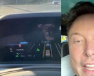 Demostración del Tesla FSD V12 en Palo Alto (imagen: Elon Musk/X)