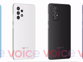El Galaxy A52 en supuesto color. (Fuente: Voice)