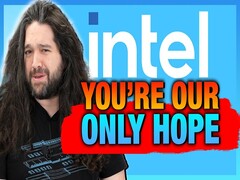 Intel Arc emite una imagen de previsualización en vídeo (fuente de la imagen: Gamers Nexus YouTube)
