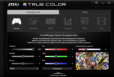 MSI True Color ajustes de pantalla