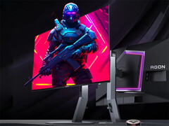 El Agon Pro AG246FK6 y el Agon Pro AG276UZD deberían estar disponibles finalmente en todo el mundo, en la imagen anterior. (Fuente de la imagen: AOC)