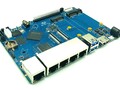 El Banana Pi BPI-R2 Pro tiene cinco puertos RJ45 con soporte opcional para 4G/5G. (Fuente de la imagen: BPI)