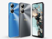 El HTC Wildfire E5 Plus está disponible en azul y negro. (Fuente de la imagen: HTC)