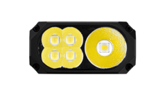 Configuración de los focos y reflectores de los LED.