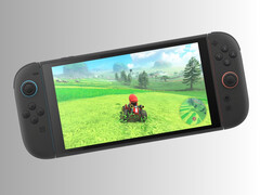 Nintendo Switch 2 jugando a Mario Kart World (Fuente de la imagen: captura de pantalla, Nintendo of America YouTube)
