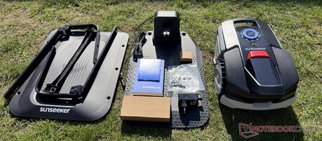 Volumen de suministro del Sunseeker V1...