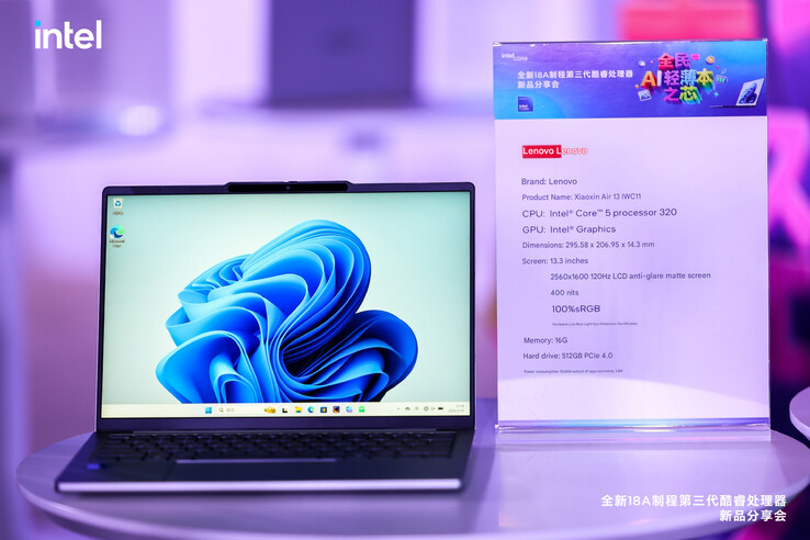 El portátil Lenovo Lecoo Air 13 Wildcat Lake (traducción automática)