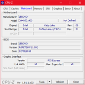 CPU-Z tarjeta madre