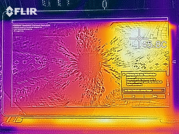 desarrollo de calor bajo carga - arriba