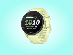 Garmin ha pasado de las versiones v9.xx a las versiones estables 18.xx para los modelos Forerunner 70 y Forerunner 170; en la imagen se muestra el primero.