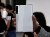 La OPPO X 2021 aparentemente en estado salvaje. (Fuente: Twitter)