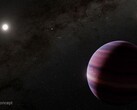 Una imagen conceptual del planeta gigante que orbita Alfa Centauri A (Fuente de la imagen: NASA, ESA, CSA, STScI y R. Hurt; recortada)