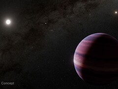 Una imagen conceptual del planeta gigante que orbita Alfa Centauri A (Fuente de la imagen: NASA, ESA, CSA, STScI y R. Hurt; recortada)
