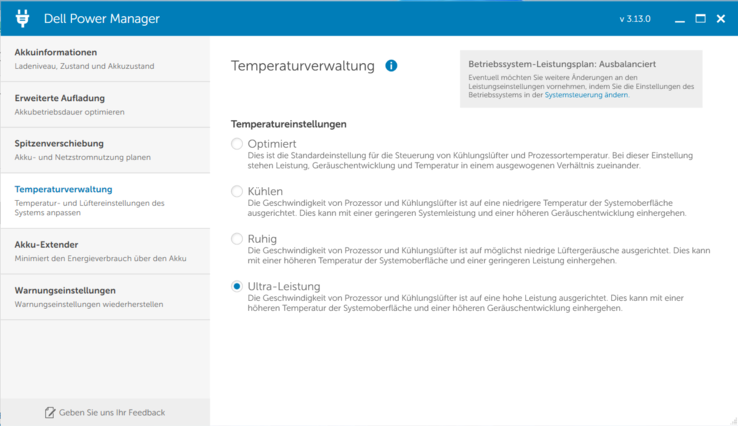 Administrador de energía Dell