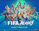 Material gráfico promocional de FIFA Heroes antes de su lanzamiento el 22 de junio de 2026.