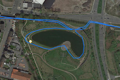 Prueba de GPS: Elephone Soldier - Alrededor de un lago