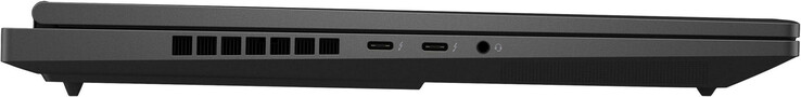 Izquierda: 2x Thunderbolt 4 (USB-C; Power Delivery, DisplayPort), toma de audio combo
