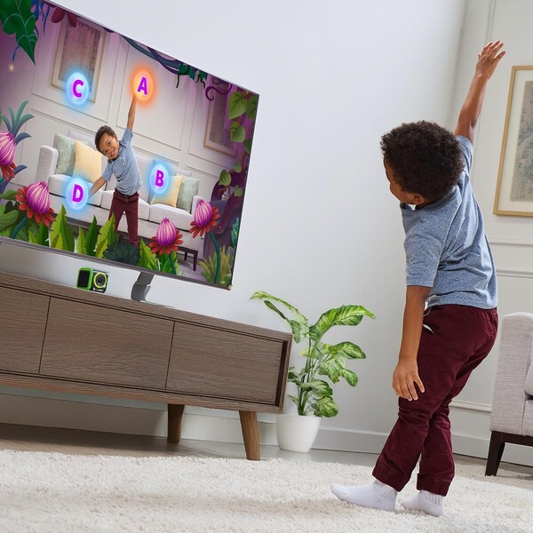 LeapMove puede colocarse encima o debajo del televisor. (Fuente de la imagen: LeapFrog)
