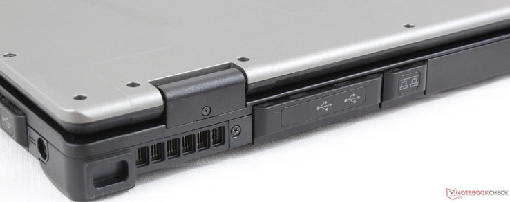 Trasera: HDMI, 2x USB 3.0, RJ-45, Kensington Lock