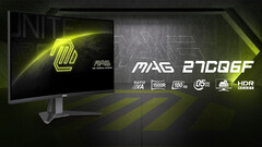 MSI MAG 27CQ6F debuta con un rápido panel VA (Fuente de la imagen: MSI)