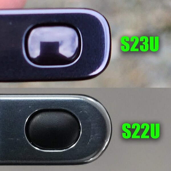 Galaxy S23 Ultra frente a S22 Ultra. (Fuente de la imagen:@sakitechonline &amp; @UniverseIce)