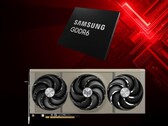 GPU Sapphire Radeon RX 9070 con memoria GDDR6 (Fuente de la imagen: Sapphire, Samsung con modificaciones)