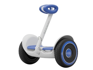 El Segway S2 Kids se mantiene en equilibrio por sí solo sobre sus dos ruedas.