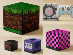 Un surtido de varias skins para Steam Machine diseñadas por la comunidad del subreddit r/Steam. (Fuente de la imagen: r/Steam)