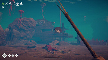 Una imagen que muestra un tiburón en «Survival: Fountain of Youth».
