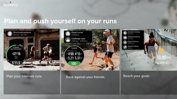 El Suunto Run permitirá a los usuarios planificar carreras e incluso competir contra sus amigos. (Fuente de la imagen: Suunto)