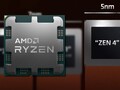 La microarquitectura Zen 4 aprovecha un eficiente proceso de fabricación de 5 nanómetros. (Fuente de la imagen: AMD - editado)