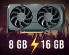 La RX 7600 XT de 16 GB se impuso a la RX 7600 de 8 GB en múltiples títulos modernos. (Fuente de la imagen: AMD, Steam, editado)