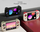 El Pocket AIR Mini será ligeramente más pequeño que el Anbernic RG476H de la competencia. (Fuente de la imagen: Ayaneo - editado)
