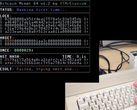 El C64 del modder minando un bloque de pruebas (Fuente de la imagen: 8 Bit Show And Tell)