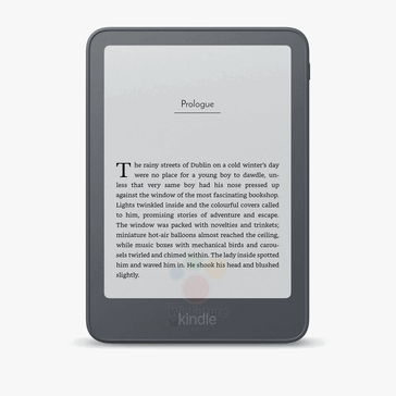 Amazon Kindle de 12.ª generación en negro.