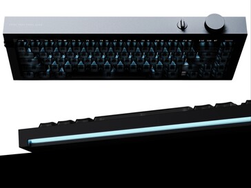 Vista superior e inferior de Lofree Hyzen.