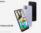 El Galaxy A22 5G. (Fuente: Samsung)